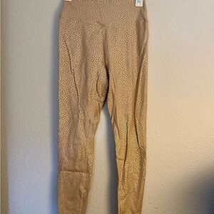 BuffBunny Tan Gold Speckled Leggings